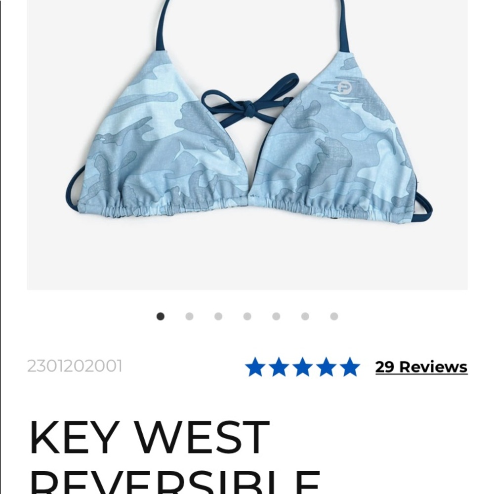 Triangle bikini top (matches newly listed Pelagic shorts)